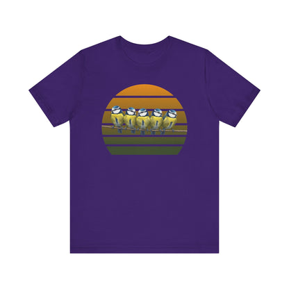 Blaumeisen Premuim T-Shirt | Geschenk für Vogelbeobachter | jz.birds