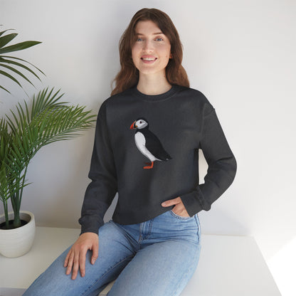 Puffin Bird Watcher Biologist Crewneck Sweatshirt