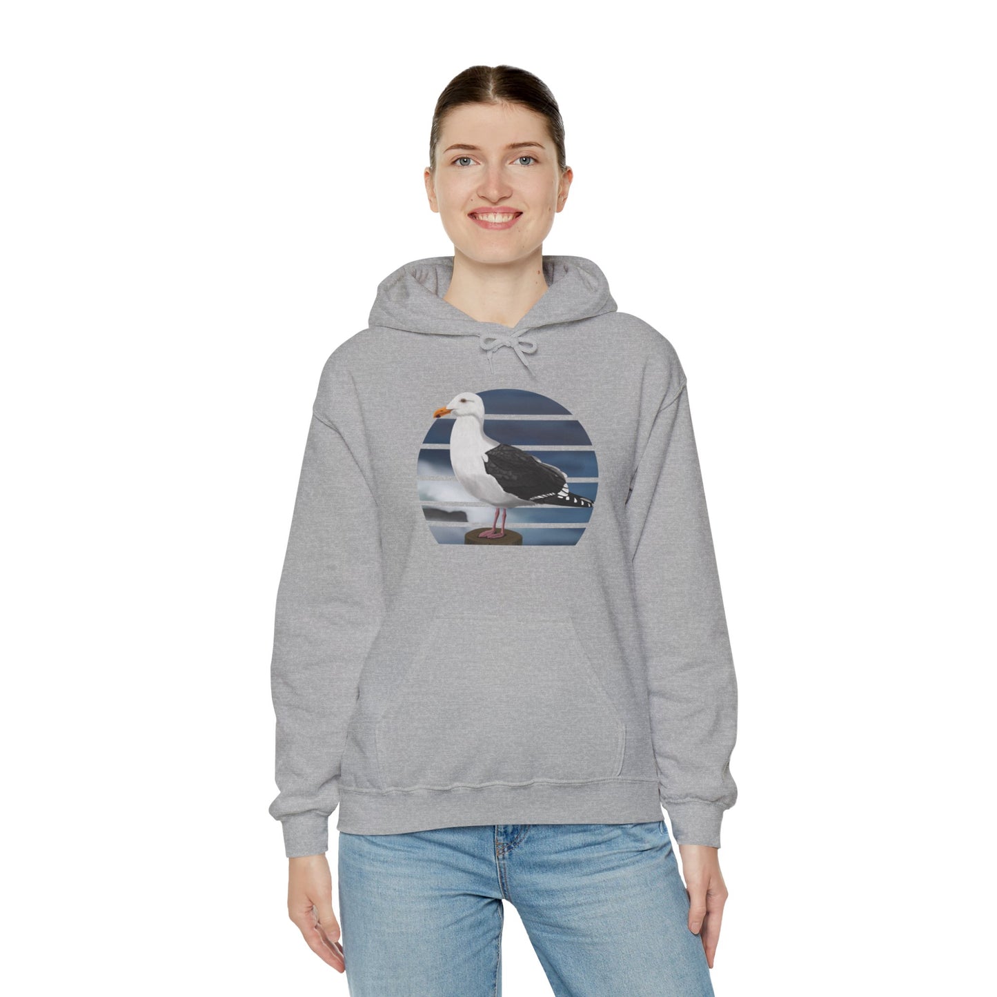 Seagull Bird Hoodie