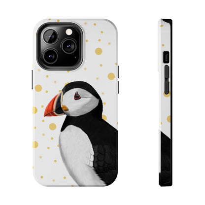 Puffin Bird Art Tough Phone Case White