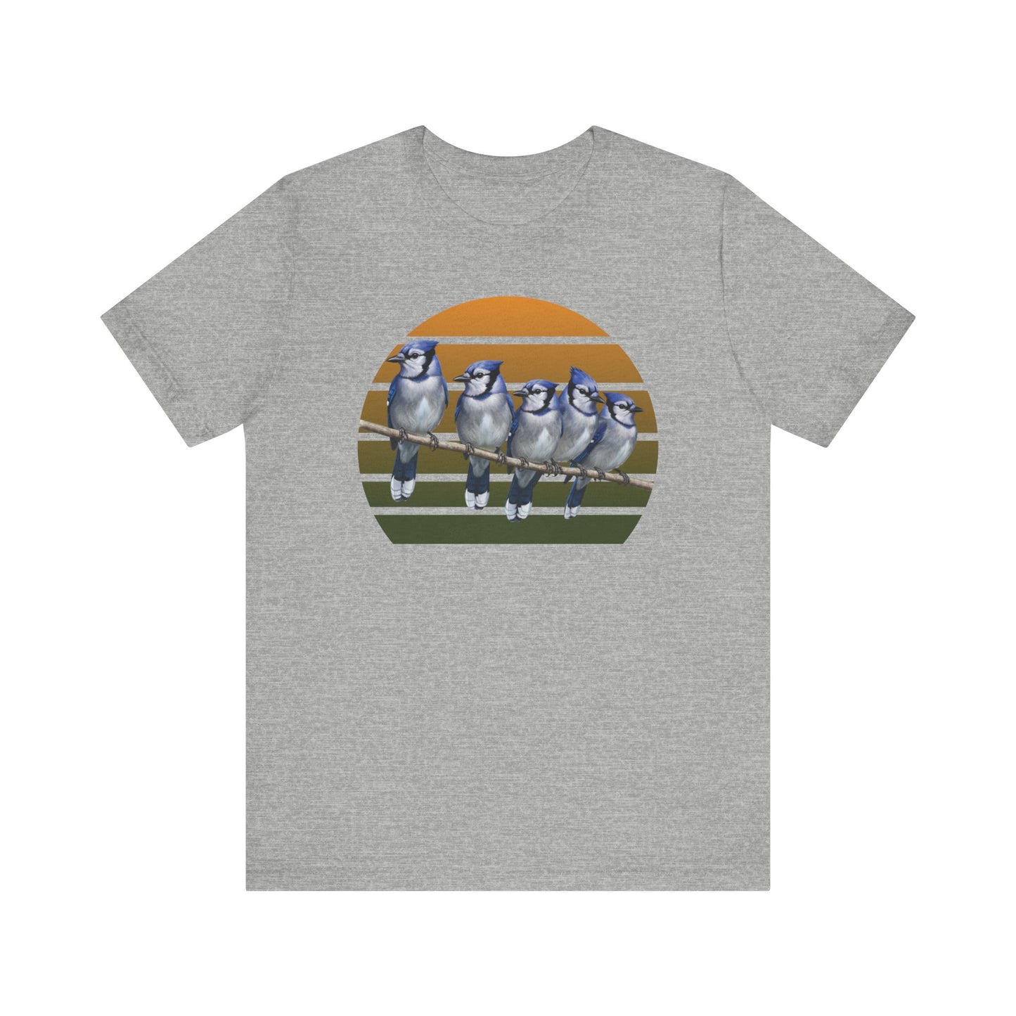 Blue Jay Premium T-Shirt | Unique Birdwatcher & Birder Gift by jz.birds