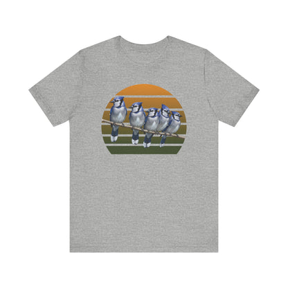 Blue Jay Premium T-Shirt | Unique Birdwatcher & Birder Gift by jz.birds
