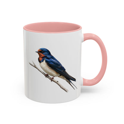 ツバメの陶器製コーヒーマグ – バードウォッチャーへのカスタムギフト