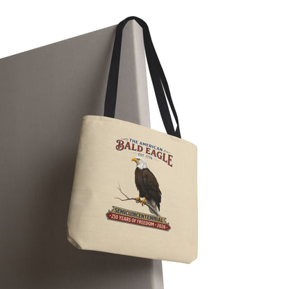 Vintage American Bald Eagle Tote Bag | US 250th Anniversary Semiquincentennial