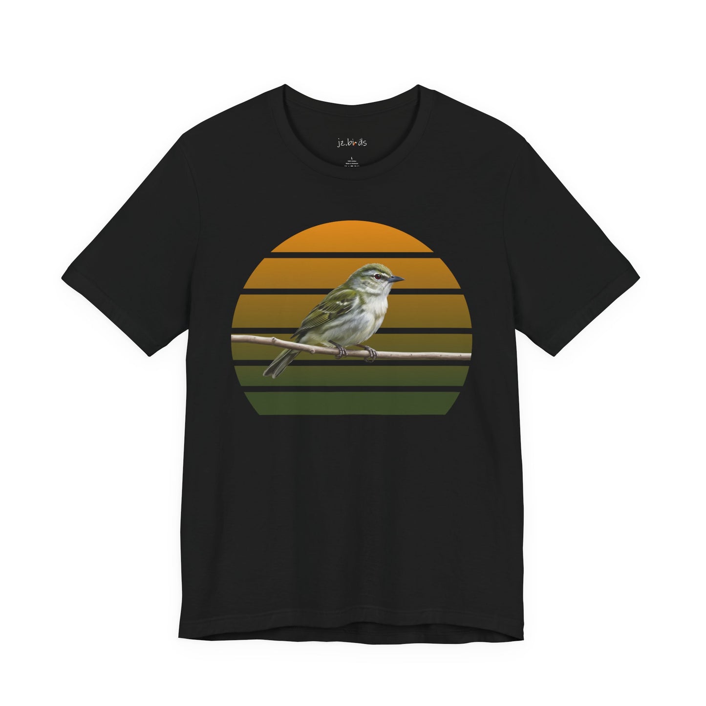 Red-Eyed Vireo T-Shirt | Unisex Retail Fit Bird Lover Tee | Wildlife Birder Gift