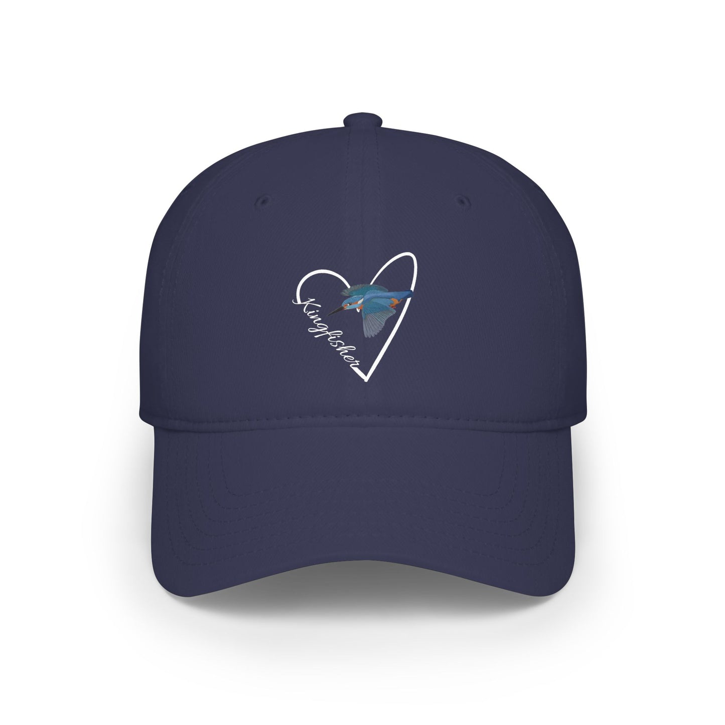 Kingfisher Flying Cap Heart | Birdwatching & Birdlover Backyard Bird Hat