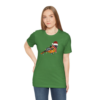 Baltimore Oriole with Fairy Lights Christmas Bird T-Shirt