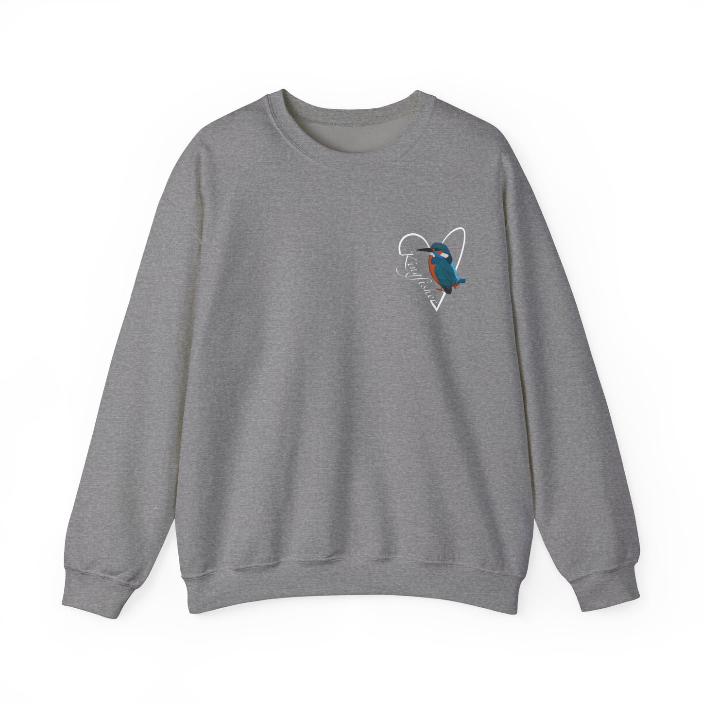 Kingfisher Heart Birdlover Biologist Bird Sweatshirt