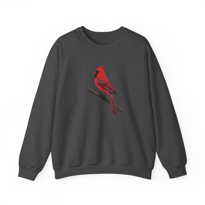 Cardinal Bird Watcher Biologist Crewneck Sweatshirt