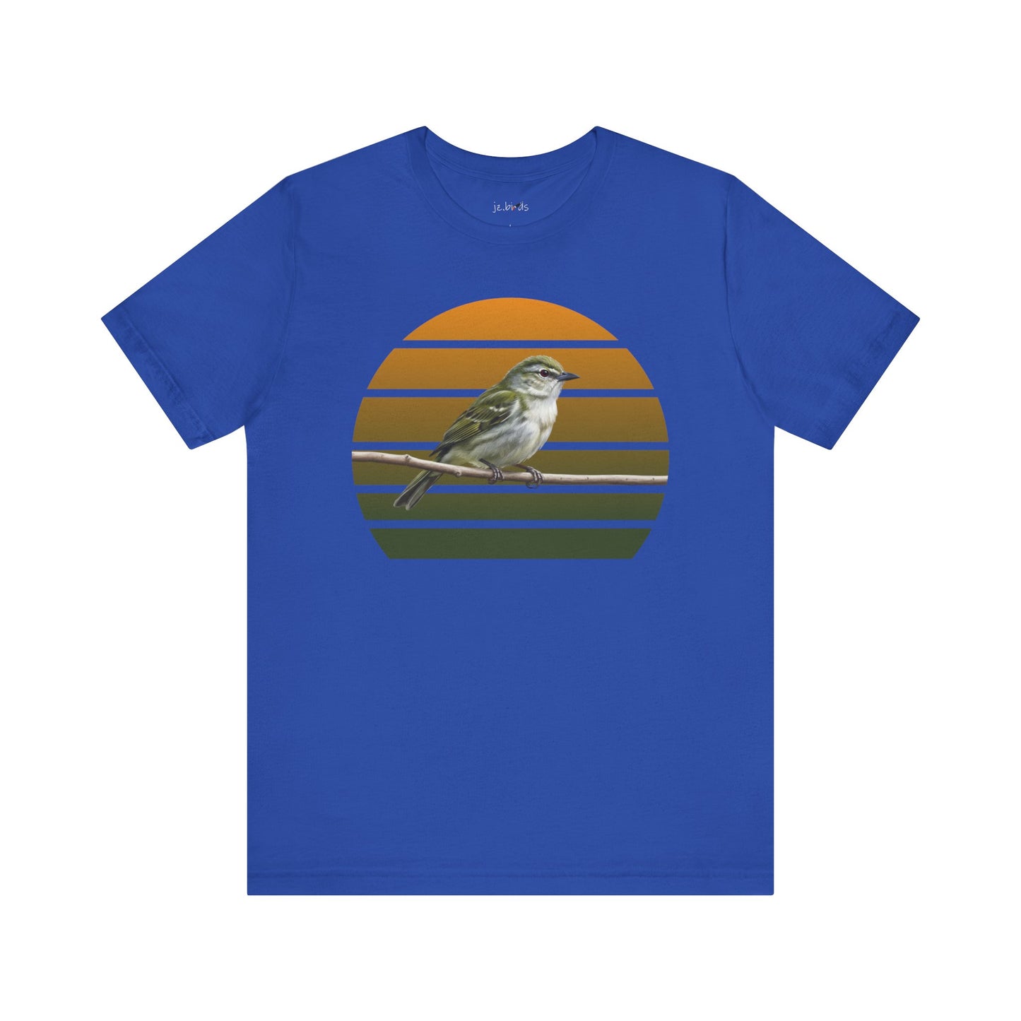 Red-Eyed Vireo T-Shirt | Unisex Retail Fit Bird Lover Tee | Wildlife Birder Gift