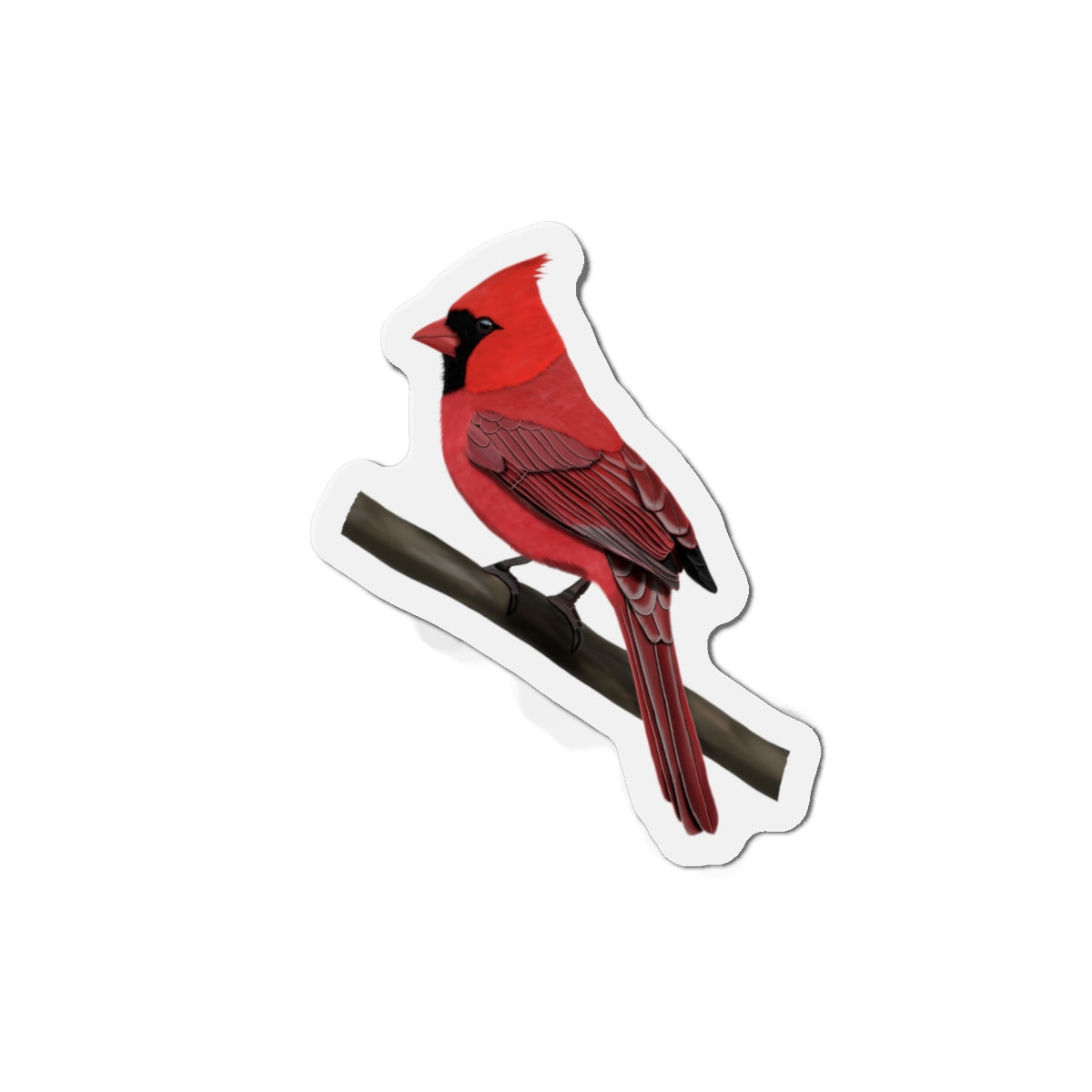 Cardinal Bird Magnet