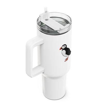 Papageitaucher Thermo-Tumbler 40oz (1,2L) – Edelstahl Isolierbecher für Vogelbeobachter