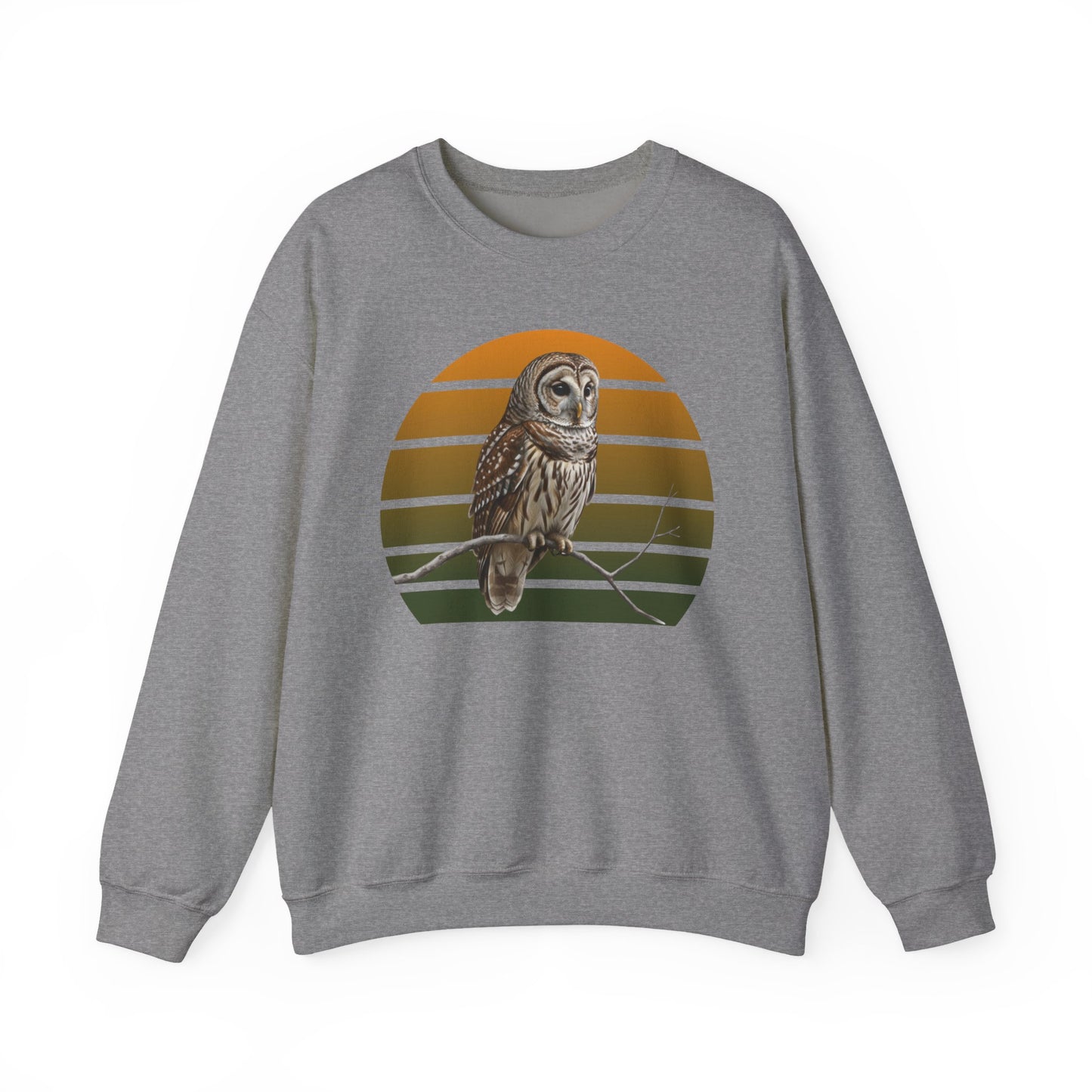 Barred Owl Sweatshirt | Unisex Bird Lover Pullover | Wildlife Birder Gift | Bird Crewneck