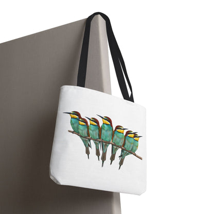 Bienenfresser Tragetasche 40x40cm Vogel Tasche Weiß für Vogelbeobachter