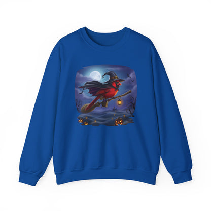 Cardinal Halloween Bird Sweatshirt - Spooky Halloween Costume for Bird Lovers