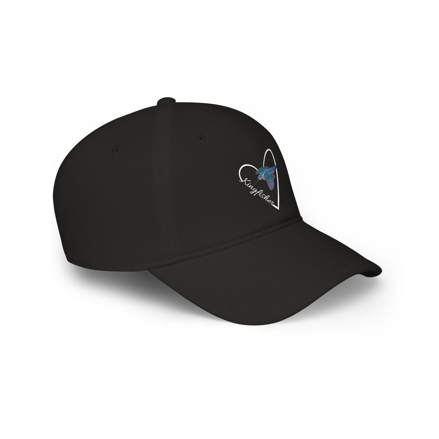 Kingfisher Flying Cap Heart | Birdwatching & Birdlover Backyard Bird Hat