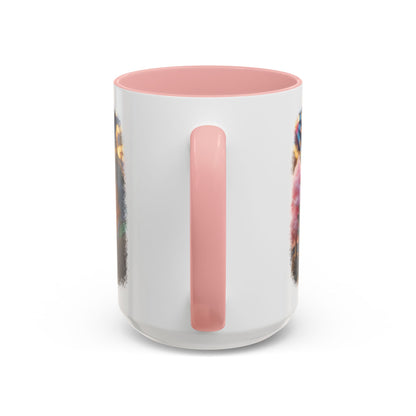 Robin Rosi Pink Cotton Candy Premium Mug for Bird Lovers
