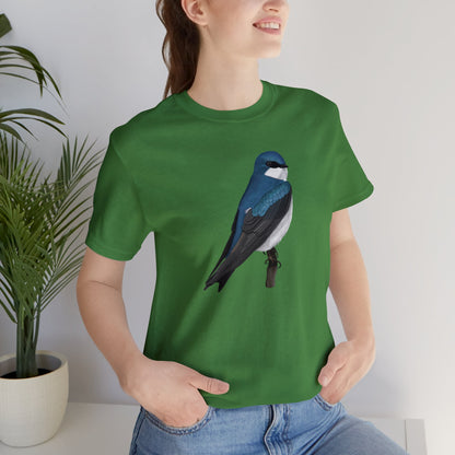 Tree Swallow Bird Tee - jz.birds