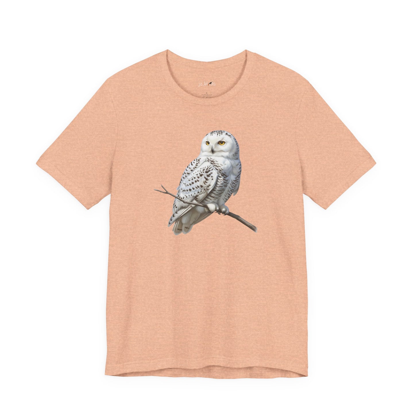 Snowy Owl T-Shirt | Unisex Bird Lover Tee | Wildlife Birder Gift