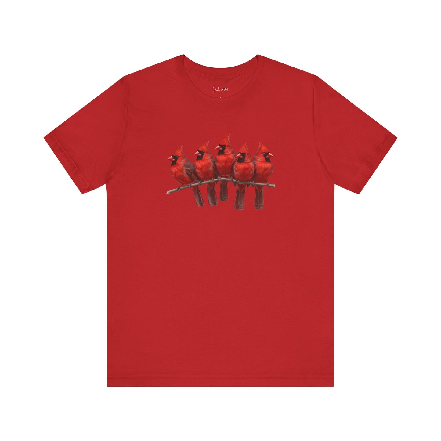 Cardinals T-Shirt | Unisex Retail Fit Bird Lover Tee | Wildlife Birder Gift