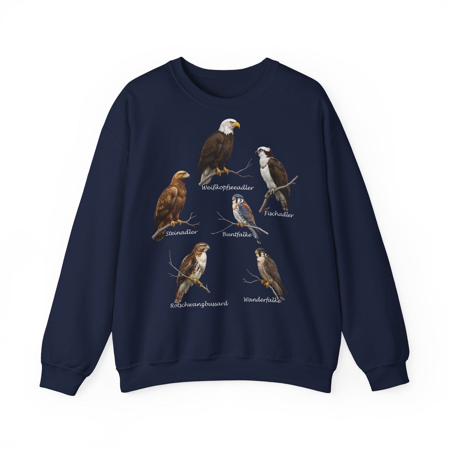 Sweatshirt mit Greifvögeln: Adler, Falke & Co. | Vogelkunde & Outdoor