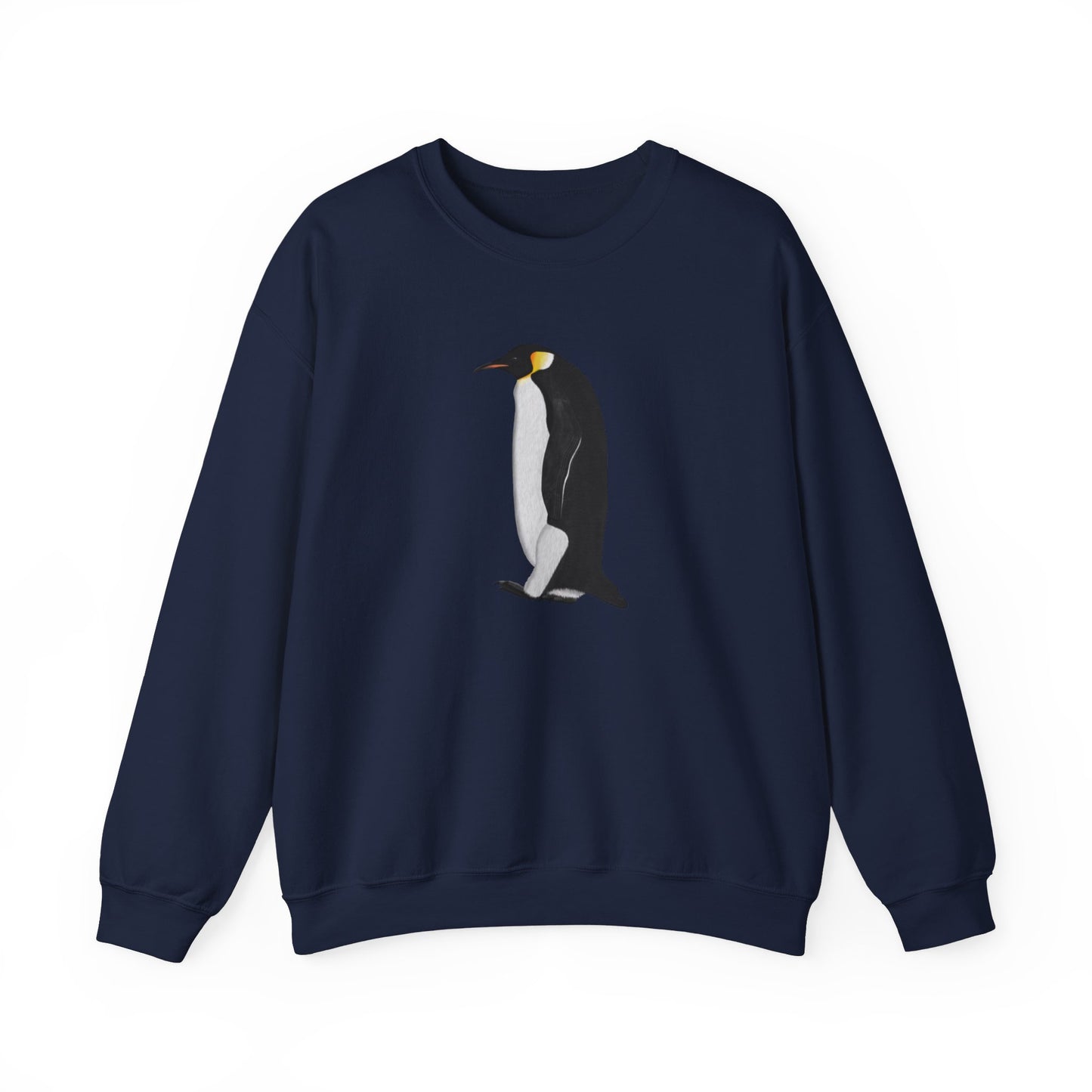 Emperor Penguin Bird Watcher Biologist Crewneck Sweatshirt