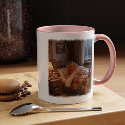 Robin Rosi Sleeping in Bed Mug for Bird Lovers