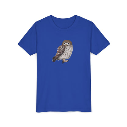 Little Owl Birding & Birdwatching Bird Youth T-Shirt