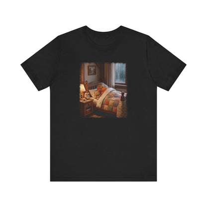 Robin Rosi Sleeping in Bed T-Shirt for Bird Lovers