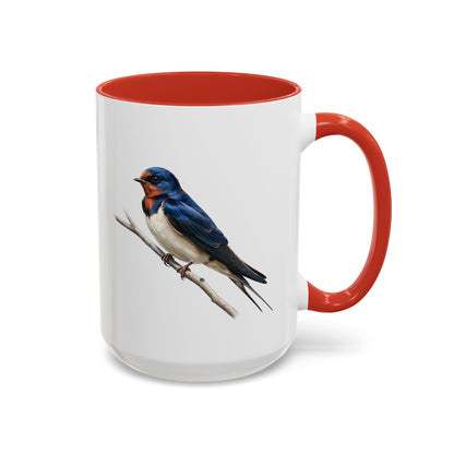 ツバメの陶器製コーヒーマグ – バードウォッチャーへのカスタムギフト