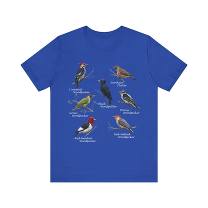 Woodpecker Field Guide T-Shirt | Bird Watching & Ornithology Shirt – lover