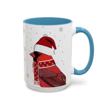 Cardinal Christmas Bird Coffee Mug