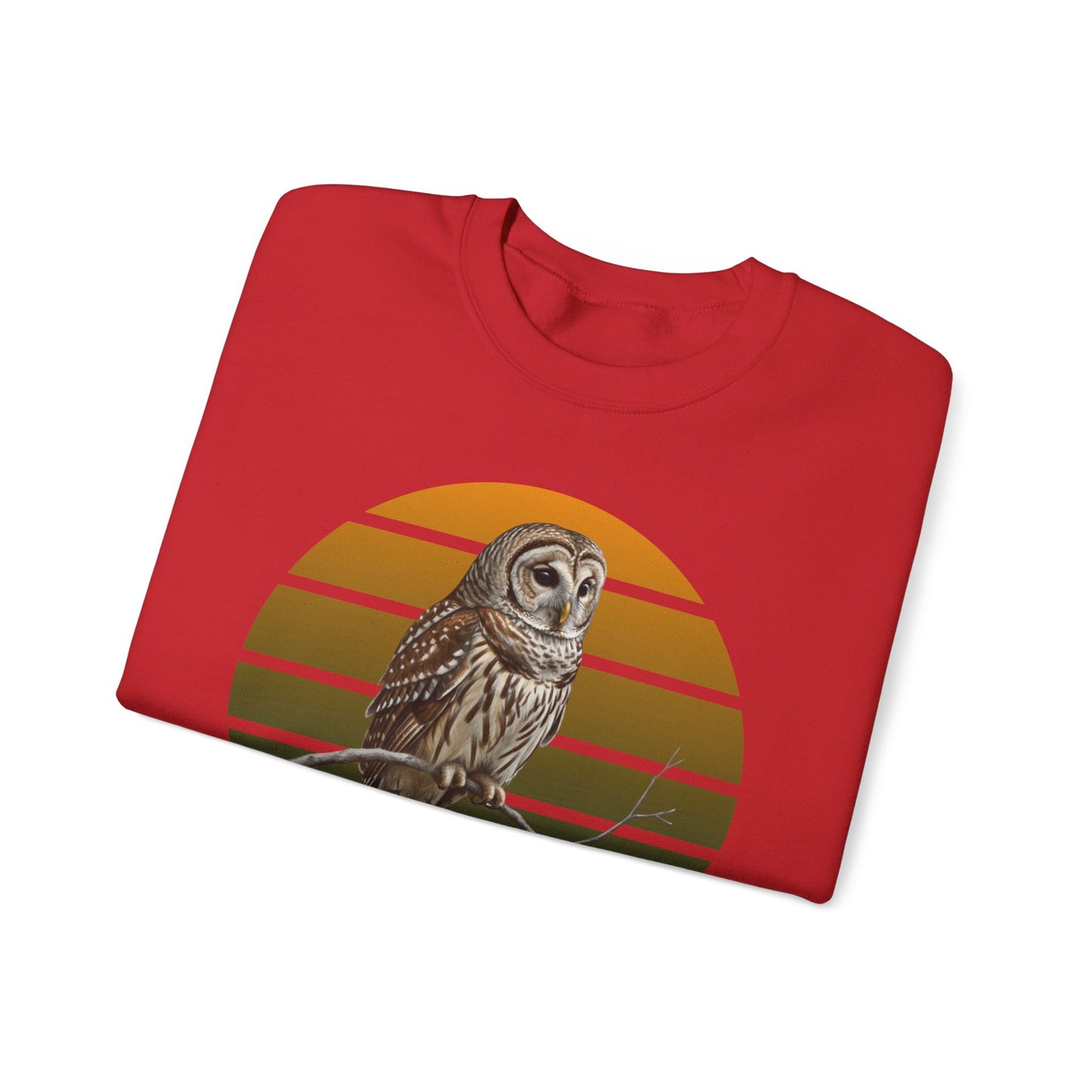 Barred Owl Sweatshirt | Unisex Bird Lover Pullover | Wildlife Birder Gift | Bird Crewneck