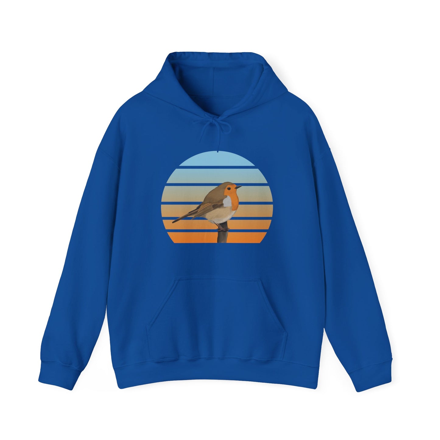 European Robin Bird Hoodie