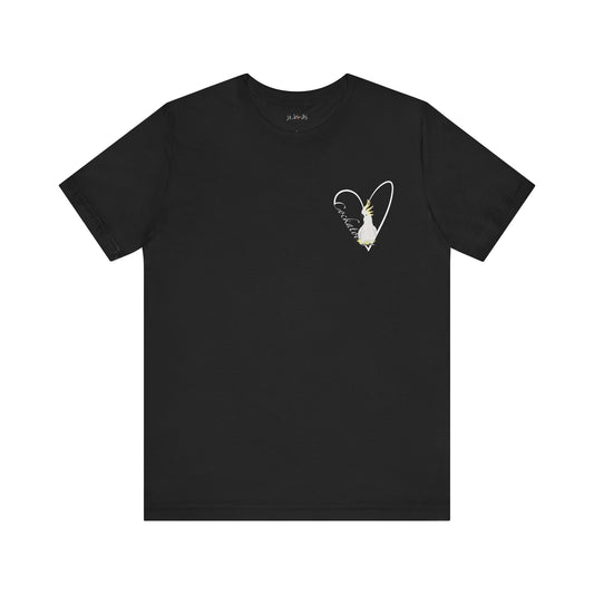 Cockatoo Heart Birdwatcher Bird T-Shirt