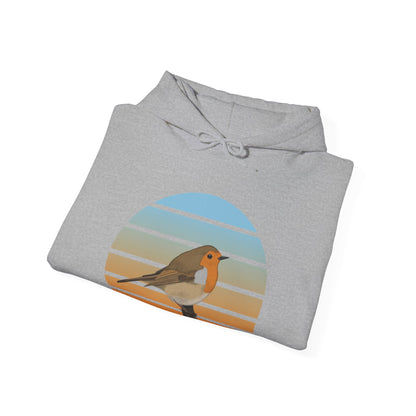 European Robin Bird Hoodie