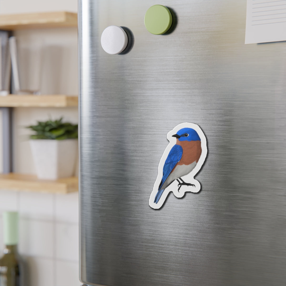 Bluebird Bird Magnet