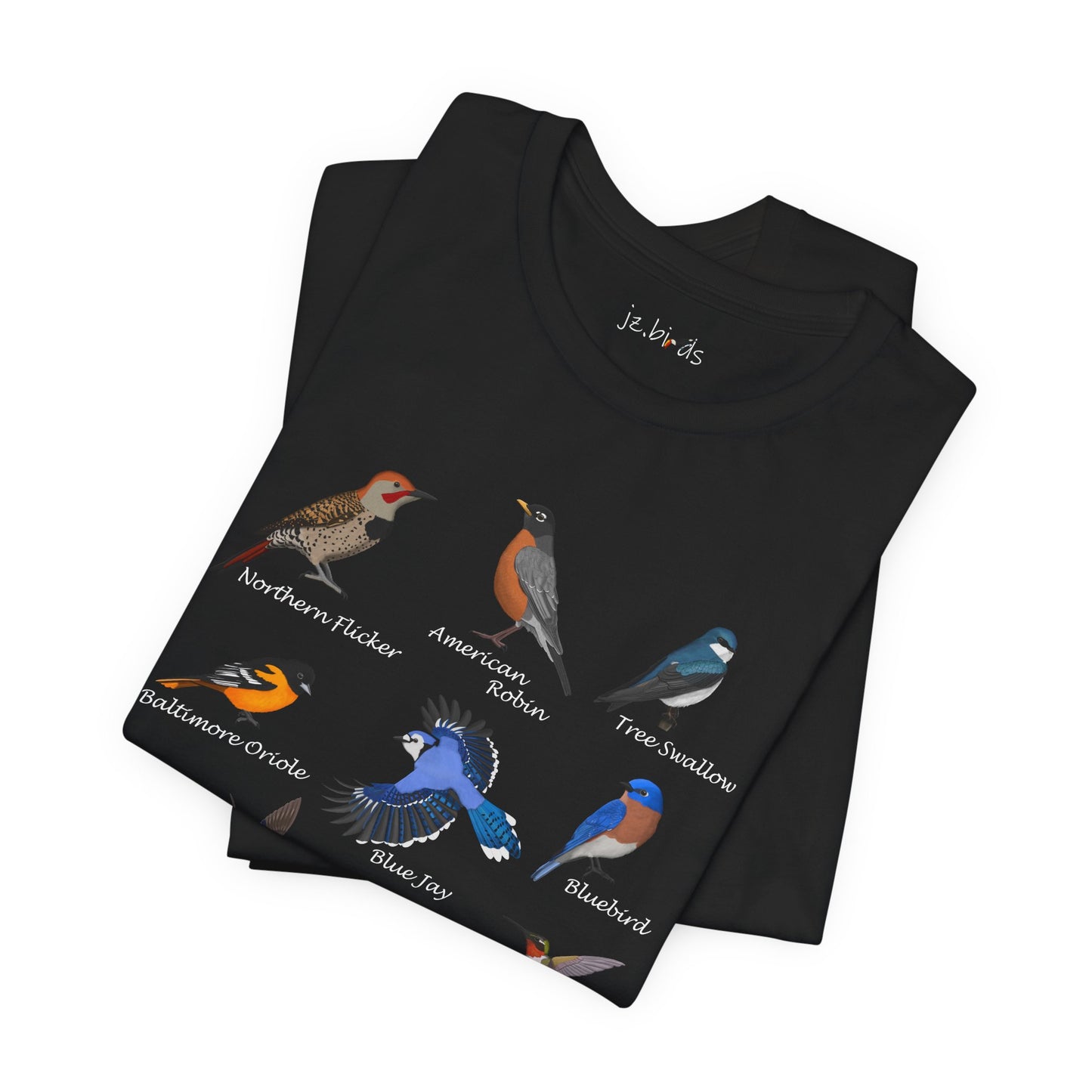 Blue Jay Cardinal Hummingbird Robin Bald Eagle Birding & Birdwatching Bird T-Shirt