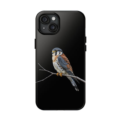 American Kestrel iPhone Case – Premium Tough Phone Cover Black