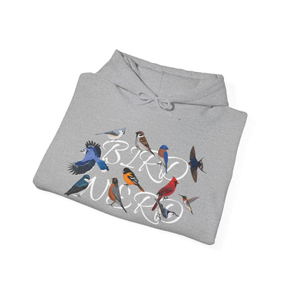 Bird Nerd Blue Jay Cardinal Hummingbird Robin Oriole Hoodie