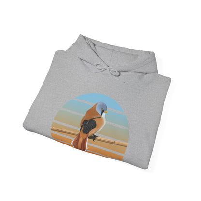 Bearded Reedling Bird Hoodie