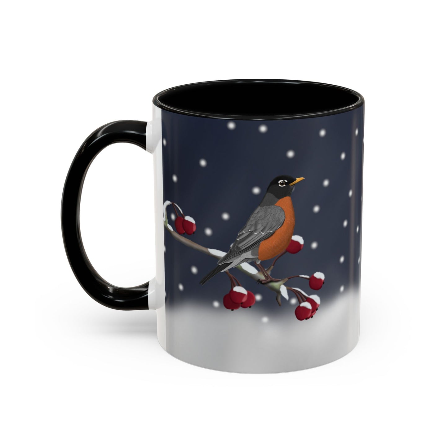 American Robin Bird Coffee Mug | Ceramic Christmas Gift for Bird Lovers