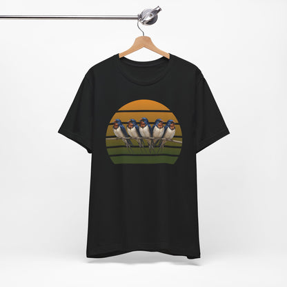 Barn Swallow Premium T-Shirt | Unique Birdwatcher & Birder Gift by jz.birds