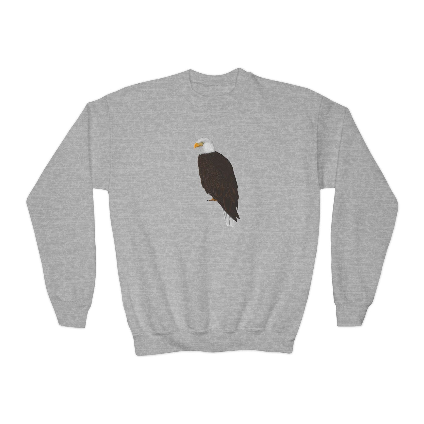 Bald Eagle Bird Birdwatching Youth Crewneck Sweatshirt