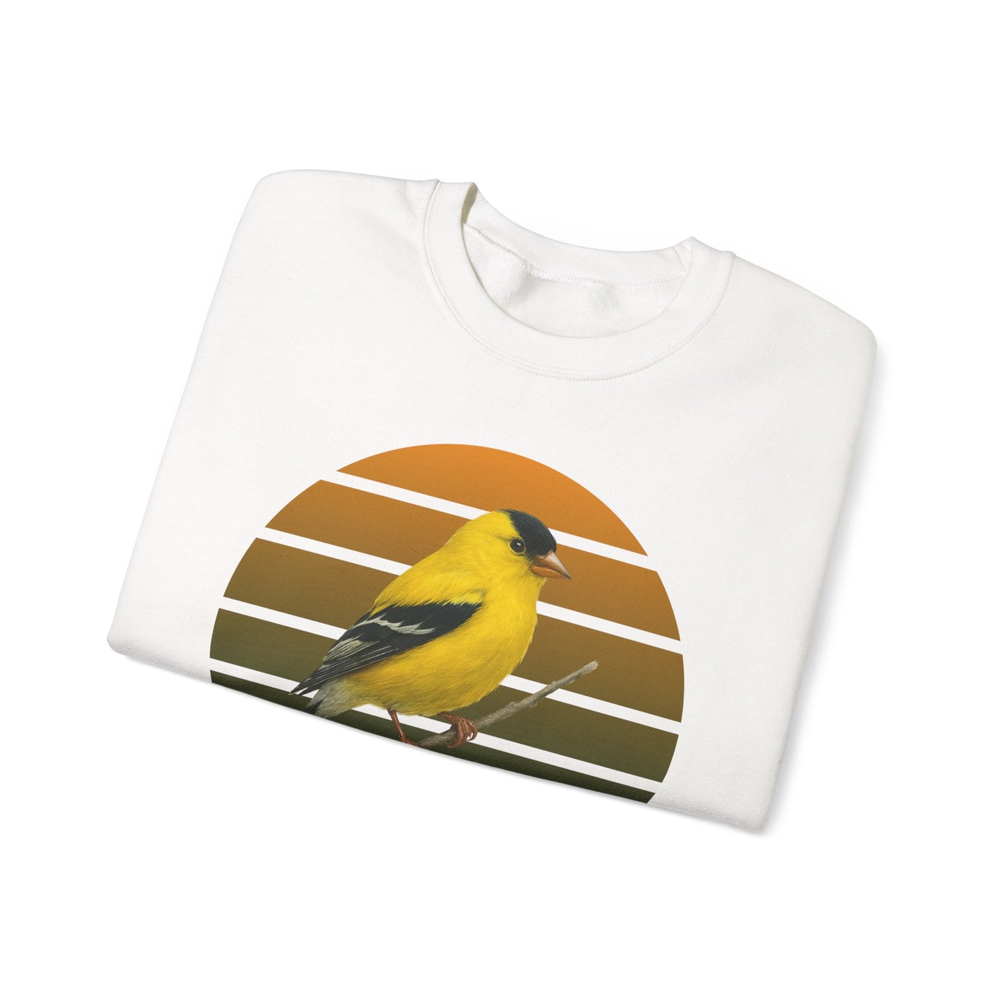 American Goldfinch Sweatshirt | Unisex Bird Lover Pullover | Wildlife Birder Gift | Songbird Crewneck