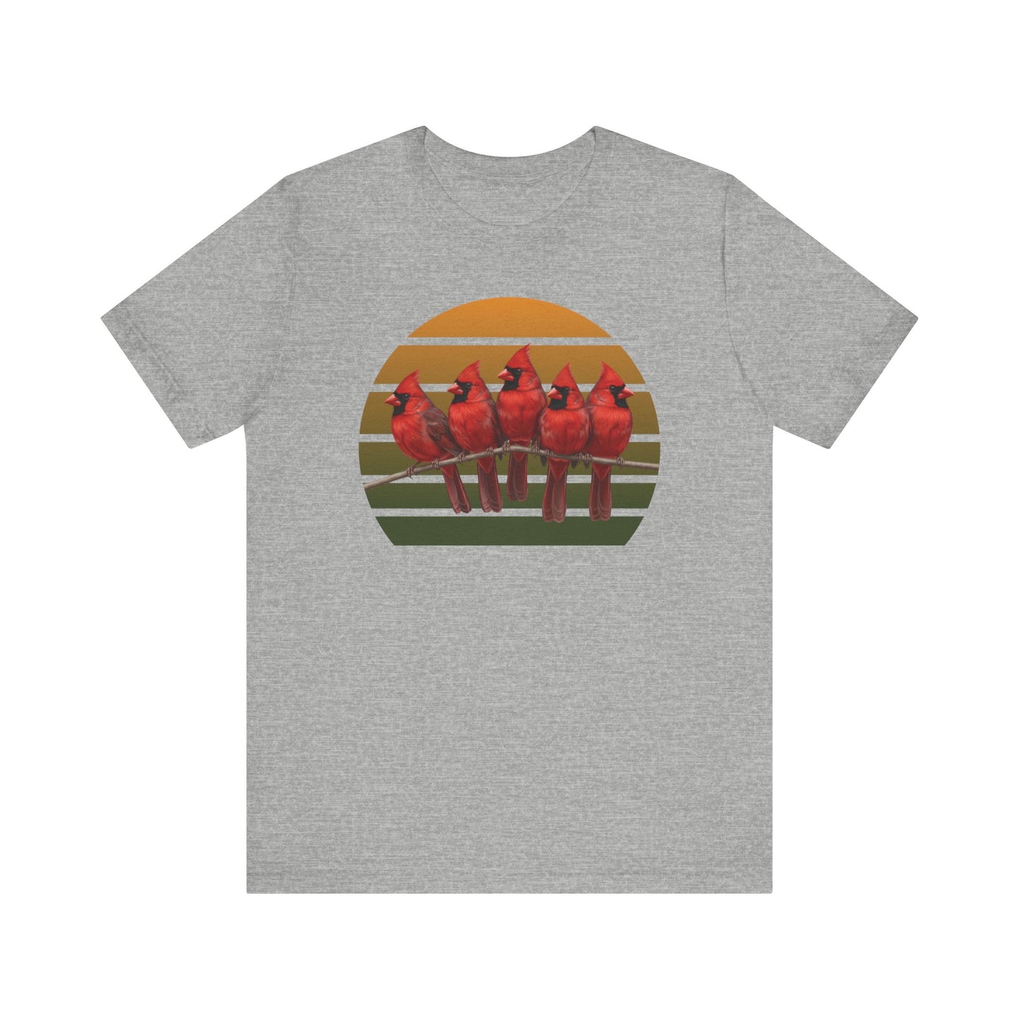 Cardinal Premium T-Shirt | Unique Birdwatcher & Birder Gift by jz.birds