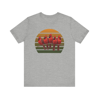 Cardinal Premium T-Shirt | Unique Birdwatcher & Birder Gift by jz.birds