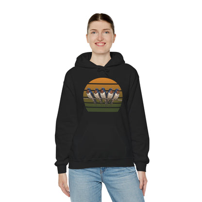 Barn Swallow Hoodie Bird Lover & Bird Watcher | Unisex Sweater | Gift for Bird Lovers