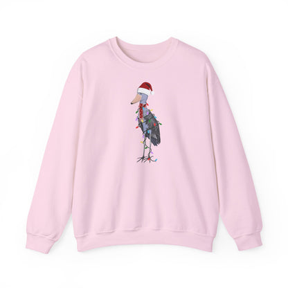 Schuhschnabel Weihnachts-Sweatshirt | Unisex Vogel Sweater für Vogelfreunde & Vogelbeobachter