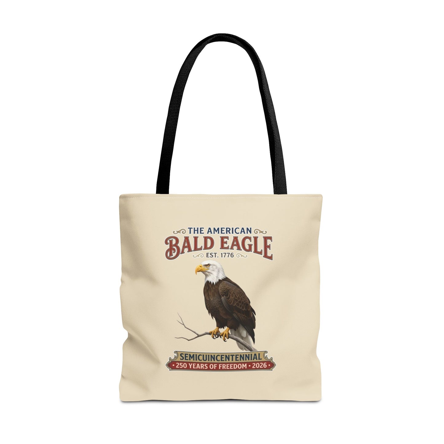Vintage American Bald Eagle Tote Bag | US 250th Anniversary Semiquincentennial
